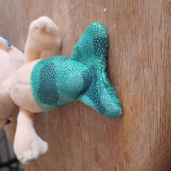 -Nick Jr Bubble Guppies Gil Plush Stuffed Toy 7" Blue Hair Merperson Mermaid Boy - Picture 10 of 12